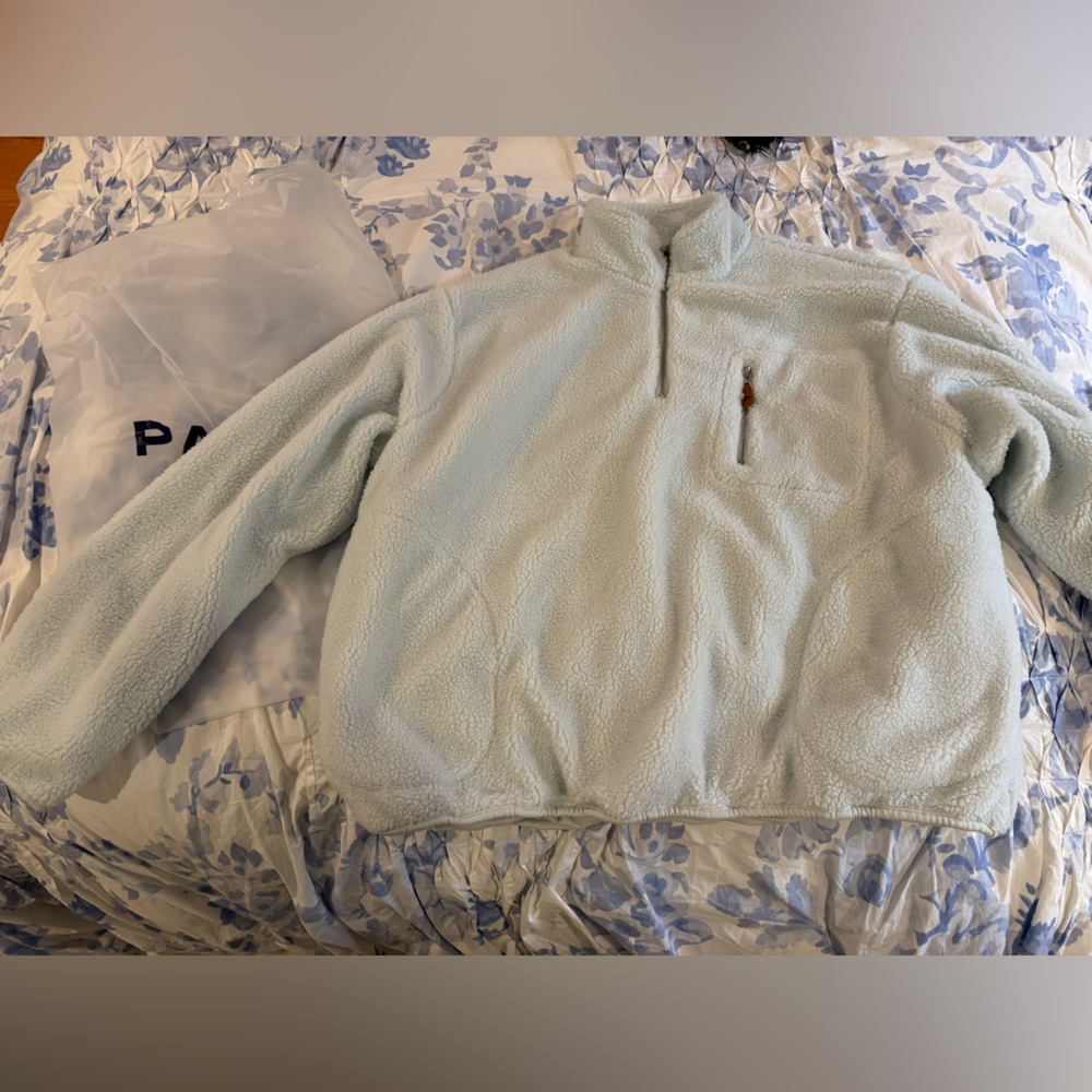 Parke Fleece in Arctic Blue